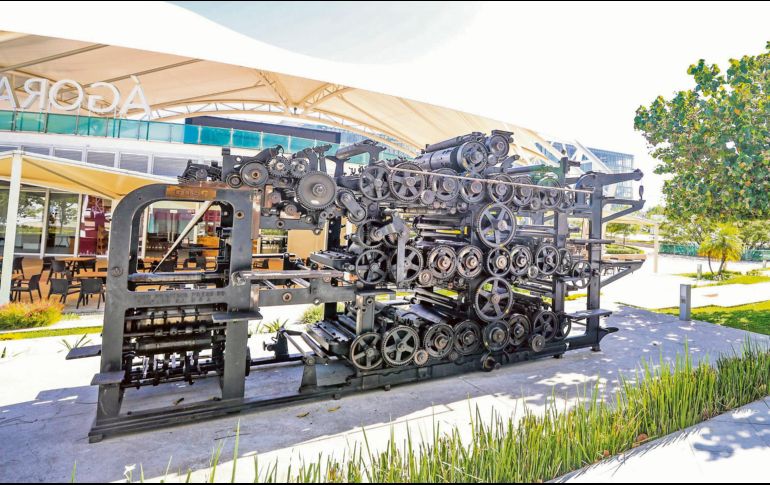 “La Manuelita”. La prensa icónica de EL INFORMADOR ahora se encuentra en la Biblioteca Pública del Estado de Jalisco “Juan José Arreola”.  EL INFORMADOR/Archivo