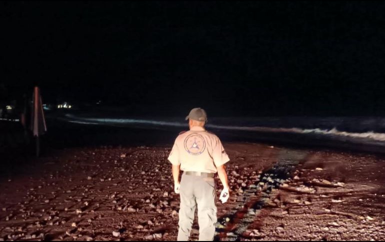 Elementos de Protección Civil estatal dan recorridos de vigilancia en las costas de Jalisco. ESPECIAL / PROTECCIÓN CIVIL JALISCO