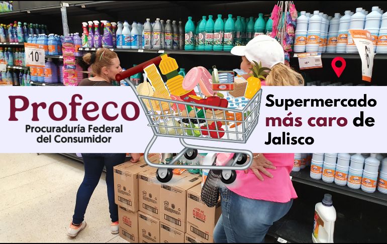 Profeco señala a esta tienda por ser la que ofrece los precios más altos para la Canasta Básica en Jalisco. EL INFORMADOR / ARCHIVO