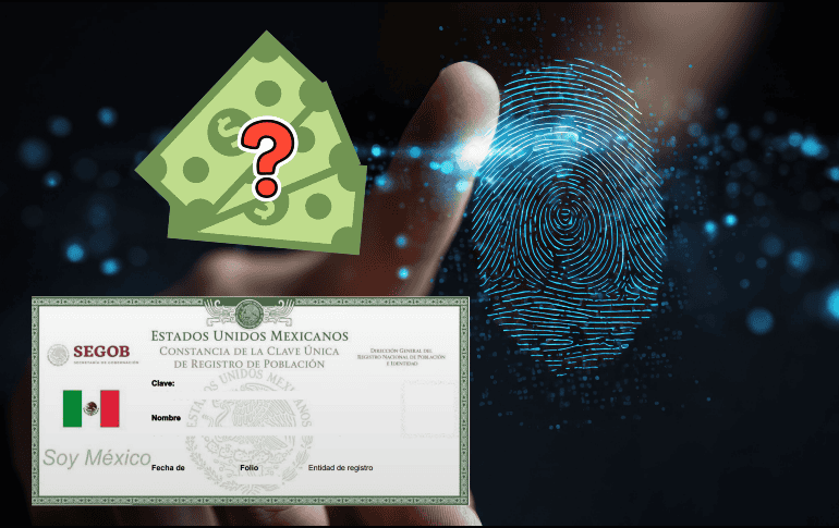 La CURP biométrica incluirá datos biométricos, como huellas dactilares, escaneó del iris -de ambos ojos-, fotografía, firma electrónica, entre otras. ESPECIAL / CANVA