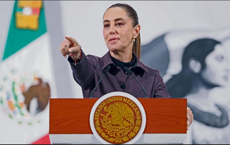 Claudia Sheinbaum Pardo presentó al Senado sus propuestas. EFE