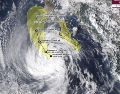 A as 15:00 horas el centro del sistema se localizaba a 335 kilómetros al oeste-suroeste de Cabo San Lucas. ESPECIAL/SMN