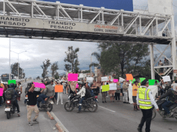 La Policía Vial del Estado informó que se registraron cierres viales en Periférico a su cruce con las avenidas Colón, López Mateos y 8 de julio, Colón y Comonfort. CORTESÍA