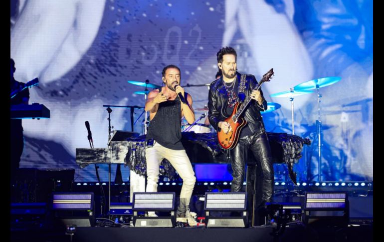 Mario Domm aseguró que este concierto sería distinto, razón por la cual le pidió al público que gritara las canciones que querían escuchar. EL INFORMADOR/ J. Acosta