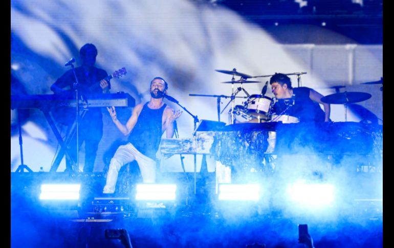 Mario Domm aseguró que este concierto sería distinto, razón por la cual le pidió al público que gritara las canciones que querían escuchar. EL INFORMADOR/ J. Acosta