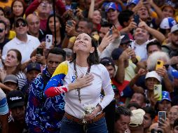 Machado ha demostrado que las herramientas de la democracia son también las de la paz, subrayó el comité del Premio Nobel. AP/A. Cubillos