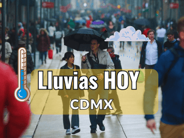 De acuerdo con el pronóstico del clima de hoy, 10 de octubre, se prevé cielo mayormente nublado con lluvias dispersas en CDMX. SUN/ ARCHIVO
