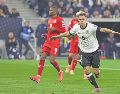 Joshua Kimmich marcó dos goles en la victoria de los alemanes. AFP