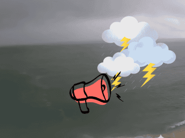 Las lluvias estarán acompañadas con descargas eléctricas y fuertes rachas de viento. ESPECIAL / Webcams de México