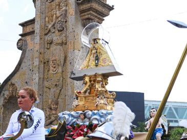 No faltaron las palomas blancas que acompañaron la llegada de la virgen a la Basílica de Zapopan. EL INFORMADOR / J. Acosta