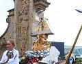 No faltaron las palomas blancas que acompañaron la llegada de la virgen a la Basílica de Zapopan. EL INFORMADOR / J. Acosta