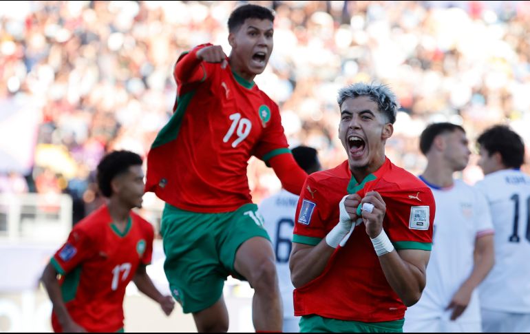 Marruecos prolongó su sueño mundialista al vencer 3-1 a Estados Unidos. EFE/E. González.