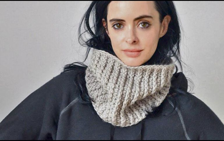 La actriz Krysten Ritter, feliz de entrar en el personaje nuevamente. ESPECIAL