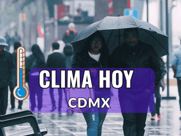 De acuerdo con el pronóstico del clima de hoy, 13 de octubre, se prevé lluvias aisladas en CDMX. SUN/ ARCHIVO