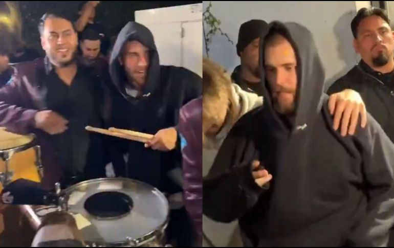 A través de redes sociales circulan videos donde se ve al intérprete de 