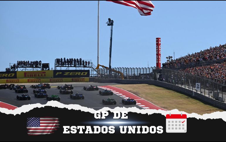 Este fin de semana estará lleno de adrenalina con la llegada del Gran Premio de Estados Unidos 2025 de la Fórmula 1. ESPECIAL / AFP y CANVA
