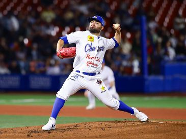 Alemao Hernández se anotó la victoria después de lanzar por cinco entradas. CORTESÍA/Charros de Jalisco