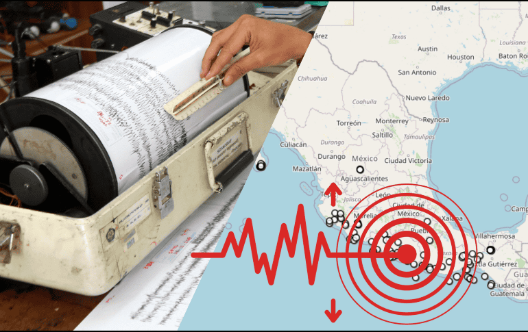 Durante las primeras horas de este 21 de octubre se presentó actividad sísmica en Oaxaca, Guerrero, Michoacán y Baja California. EFE / ARCHIVO / ESPECIAL / Sistema Sismológico Nacional
