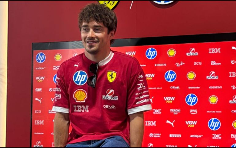 Leclerc también opinó sobre el duelo entre los punteros del campeonato. EL INFORMADOR/ P. GALLARDO.