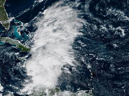Los modelos meteorológicos prevén una intensificación gradual de la tormenta tropical 'Melissa'. EFE/ NOAA.