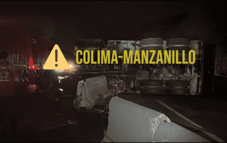 Las autoridades solicitan tomar rutas alternas, en la medida de lo posible. ESPECIAL / Protección civil Colima