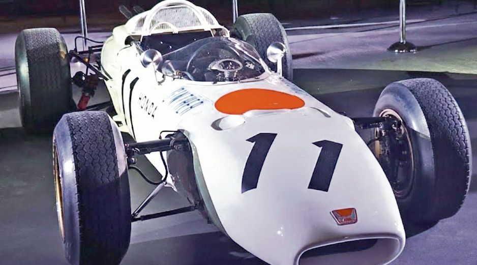 Honda celebra 60 años de su primera victoria en la F1, que fue en México. ESPECIAL