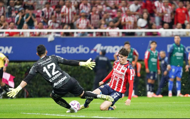 Una de las grandes virtudes del Club Deportivo Guadalajara para lograr un resultado tan abultado en el Clásico Tapatío fue la contundencia. IMAGO7.