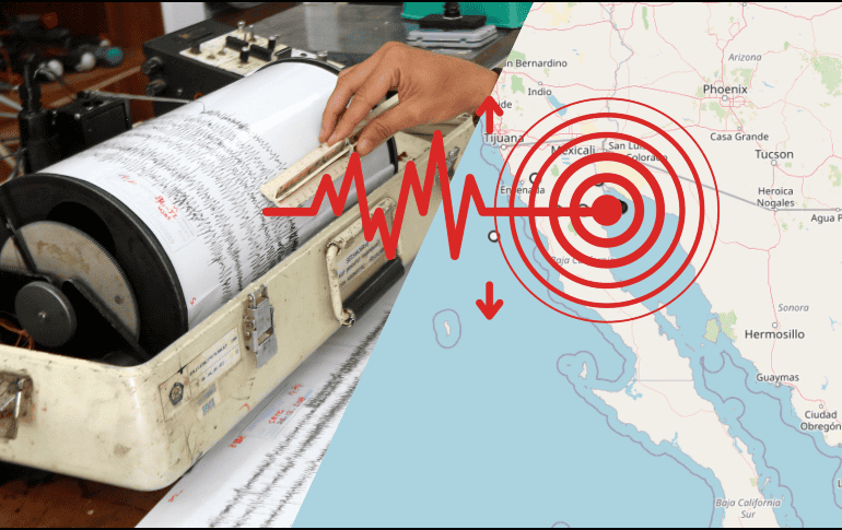 Durante las primeras horas de este 26 de octubre se presentó actividad sísmica en el estado de Baja California. EFE / ARCHIVO / ESPECIAL / Sistema Sismológico Nacional