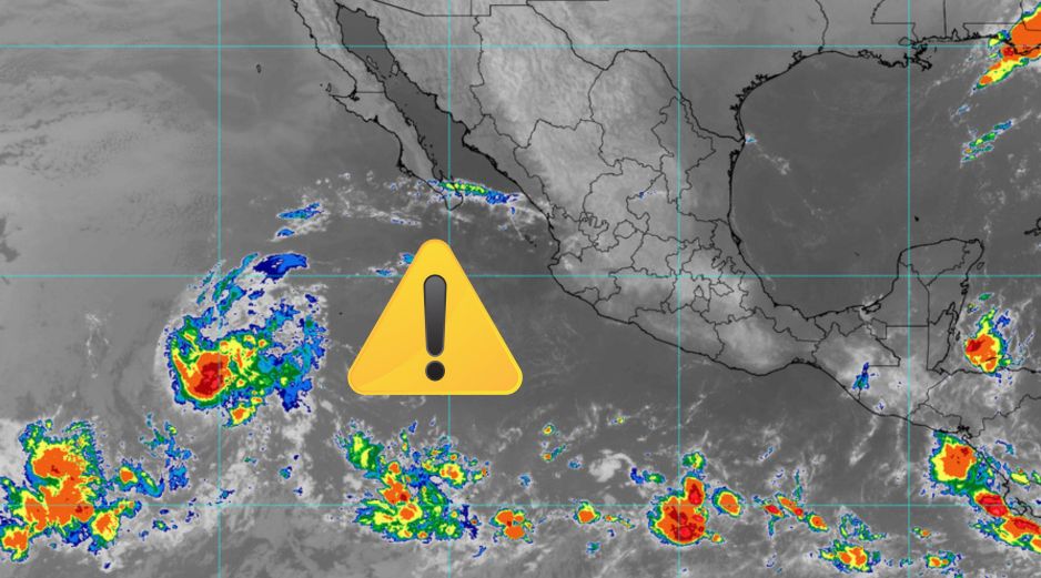 Pronóstico para este lunes 27 de octubre de 2025. ESPECIAL / SMN