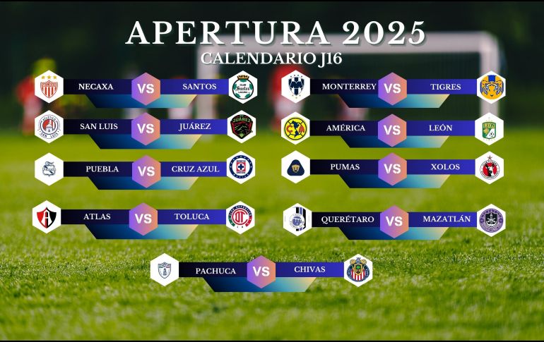 En esta Jornada 16, algunos partidos se transmitirán solo por streaming, mientras que otros podrán verse en televisión abierta o de paga. ESPECIAL / CANVA