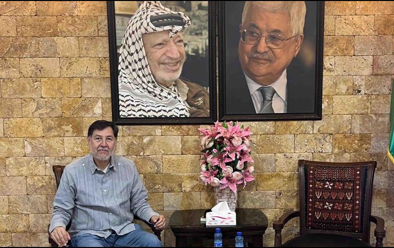 Noroña se conmovió hasta las lágrimas al narrar las condiciones en que viven miles de palestinos en centros de refugio, a quienes visitó en su viaje a Medio Oriente. SUN / ESPECAL