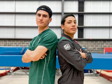 Donovan Guevara (izq.) y Saúl Zúñiga se preparan intensamente para obtener el boleto olímpico. EL INFORMADOR/A. García