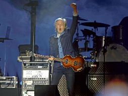 El músico británico se presentó como parte de su gira “Got Back” en el estadio Allianz Parque en Sao Paulo, Brasil, el 15 de octubre de 2024. AFP