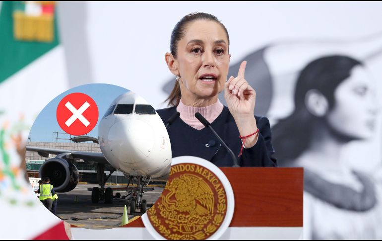 Sheinbaum fue tajante al asegurar que su gobierno no está de acuerdo con la decisión del Departamento de Transporte estadounidense. EFE / . GUZMÁN / EL INFORMADOR / ARCHIVO