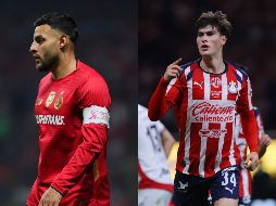 Alexis Vega, de Toluca, y Armando González, de Chivas, son los futbolistas aztecas que han marcado la diferencia en el presente torneo. Imago7 / ARCHIVO