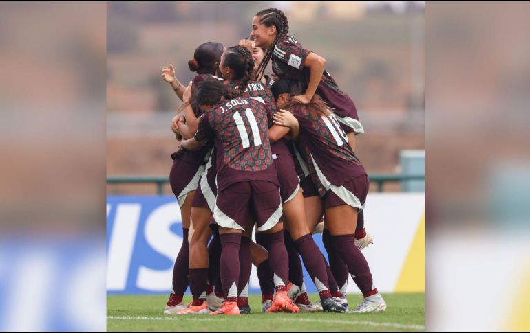 Las mexicanas suman tres triunfos y una derrota en el certamen, manteniéndose con aspiraciones al título. X/ @miseleccionmxEN.