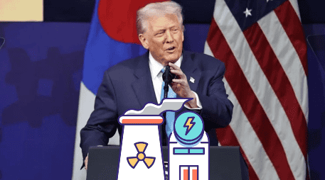 Trump parafraseo de esta manera un comentario publicado anteriormente en la red social Truth en el que aseguraba que Estados Unidos iba a reanudar pruebas nucleares. EFE / ARCHIVO