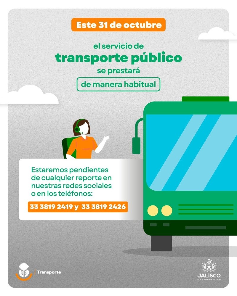   CORTESÍA/ Secretaría de Transporte Jalisco