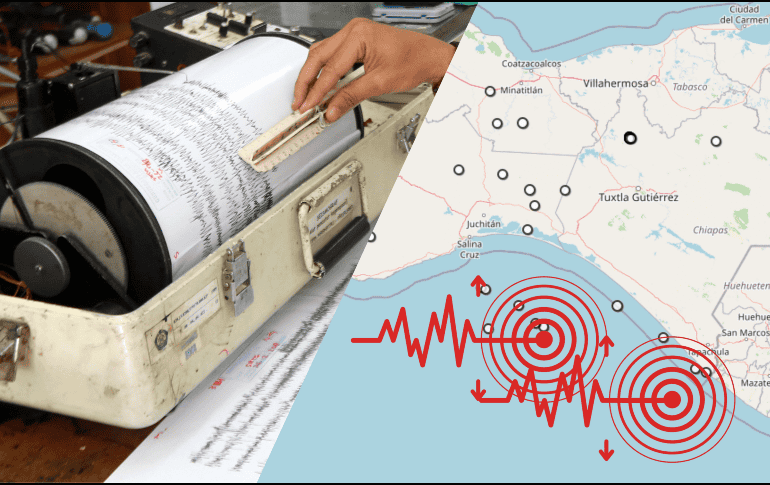 Durante las primeras horas de este 31 de octubre se presentó actividad sísmica en Chiapas, Veracruz y Oaxaca. EFE / ARCHIVO / ESPECIAL / Sistema Sismológico Nacional