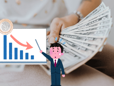 El peso mexicano tuvo una baja del 0.23% al cierre de jornada de este 31 de octubre. CANVA