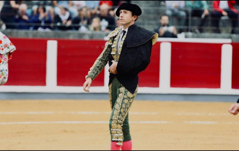 Se mueve el cartel de Toros en Guadalajara: Román Collado será el encargado de sustituir a su compatriota Borja Jiménez este domingo 2, a las 16:30 horas. ESPECIAL / Román Collado