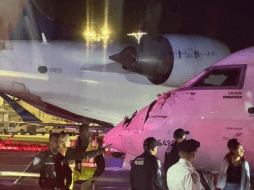 Tras el choque, todos los pasajeros fueron desalojados. ESPECIAL