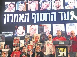 En Tel Aviv se han seguido haciendo manifestaciones para pedir el regreso de cuerpos de rehenes israelíes. AP