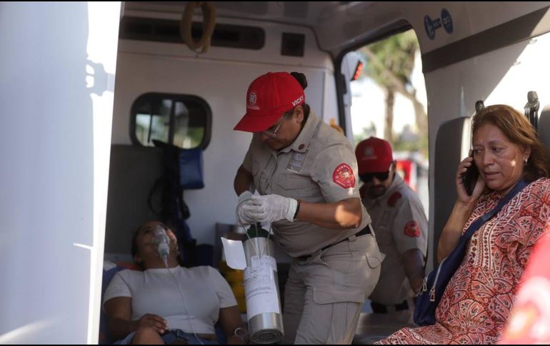 Los lesionados fueron atendidos por varias instituciones. CORTESÍA