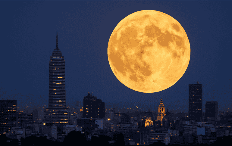 La Superluna de noviembre podrá apreciarse desde todo el país durante las noches del 4 al 6 de noviembre. ESPECIAL