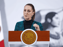 La Presidenta se comprometió desde Palacio Nacional a presentar el Plan Michoacán por la Paz y la Justicia este fin de semana. EFE / S. Gutiérrez