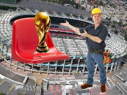 Así van lucen los trabajos de remodelación en el Estadio Banorte tras la colocación de butacas. SUN / ARCHIVO