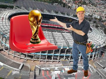 Así van lucen los trabajos de remodelación en el Estadio Banorte tras la colocación de butacas. SUN / ARCHIVO