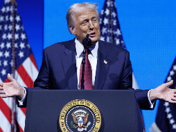 Las declaraciones de Trump se dieron mientras su gobierno analiza bombardear objetivos militares en Venezuela, y que, según NBC, estudia ataques militares contra cárteles en territorio mexicano. EFE / C. Herrera-Ulashkevich