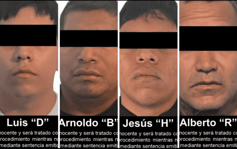 Los detenidos fueron vinculados por delitos de trata de personas agravada, delincuencia organizada, secuestro agravado, posesión de drogas con fines de comercio y delitos contra la Ley de Armas de Fuego. CORTESÍA